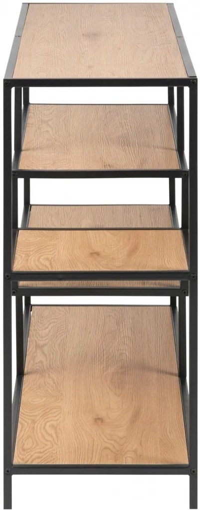 Regál Seaford 114x78 cm dub divoký