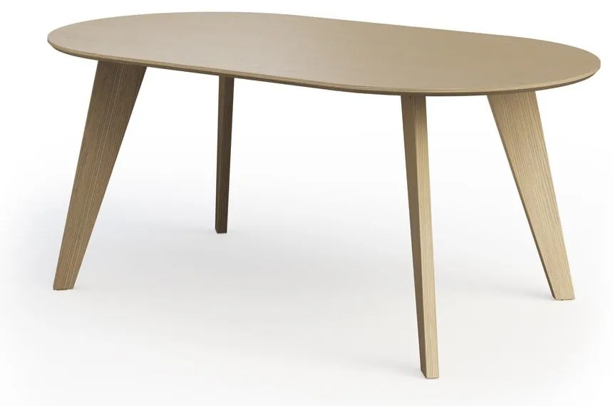 Jedálenský stôl s doskou v dubovom dekore v prírodnej farbe 100x180 cm Lago – TemaHome