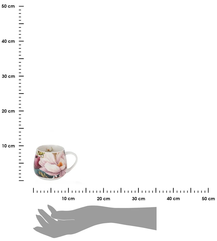 Porcelánový hrnček Magnolie 430 ml