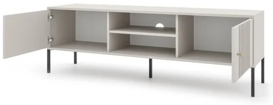 Televízny stolík LUE béžová/čierna