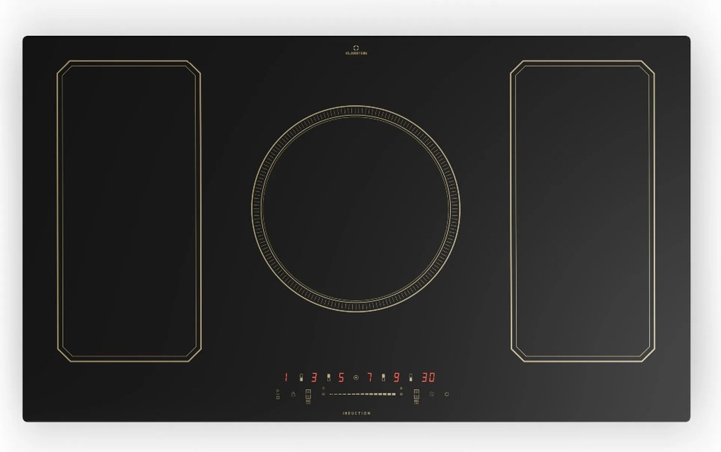 Klarstein Victoria 5 Flex, vstavaná indukčná varná doska, 7400 W, 2 x Flexzone, časovač