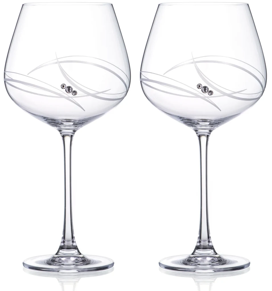 Diamante pohár na gin Atlantis s kryštálmi Swarovski 640 ml 2KS