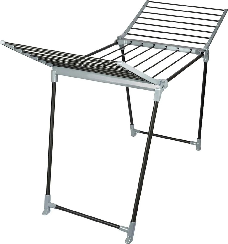 Erga Model 205, stabilný rozkladací sušiak na bielizeň 170x61x97 cm, čierna-šedá, ERG-SEP-1251SSM205BKI