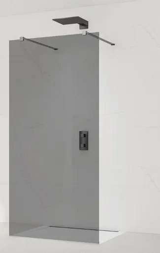 Sprchová zástena Walk-in 80 cm SAT vo farbe profilu Gun metal SATBWI80KSZAVGM
