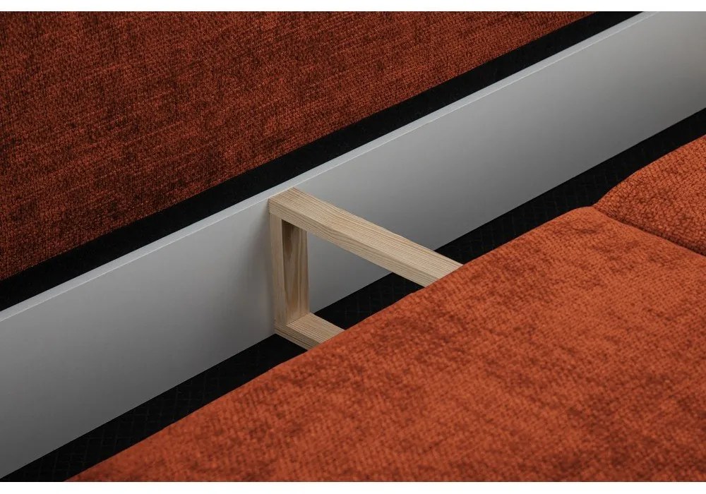 Oranžová pohovka 240 cm Matera – Cosmopolitan Design