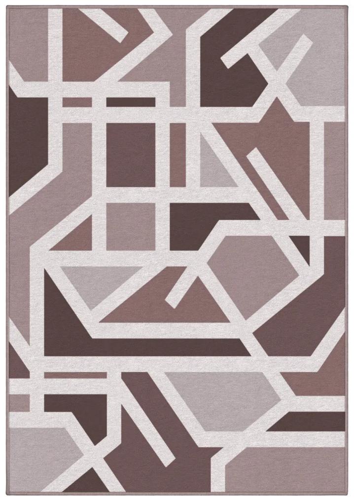GDmats koberce Dizajnový kusový koberec Labyrint od Jindřicha Lípy - 120x170 cm