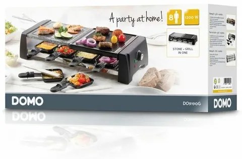 DOMO DO9190G raclette gril 2v1