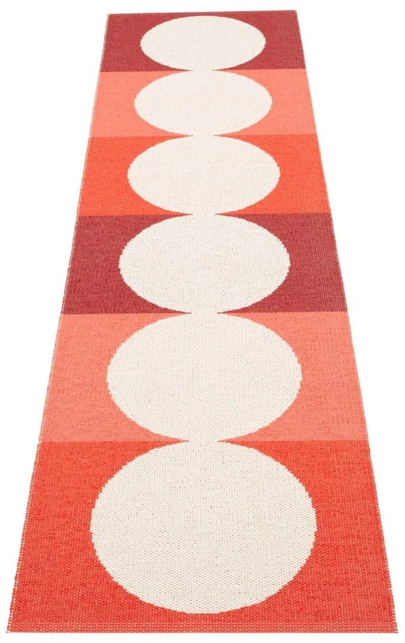 Červeno-krémový vnútorný a vonkajší behúň 70x280 cm Otto Berry – Pappelina