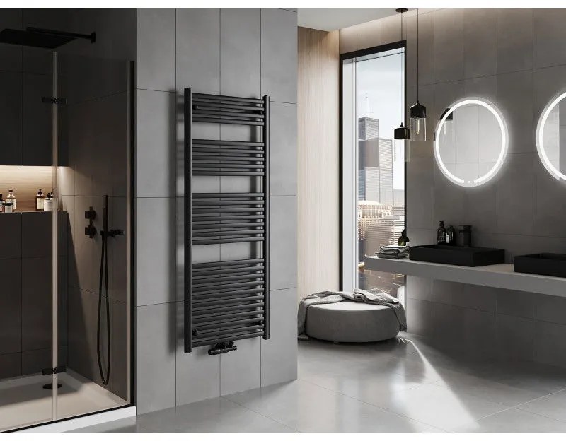Mexen Hades, vykurovacie teleso 1500 x 600 mm, 812 W, čierna, W104-1500-600-00-70