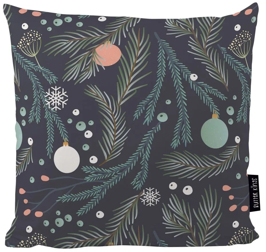Vankúš s vianočným motívom Butter Kings Christmas, 45 x 45 cm