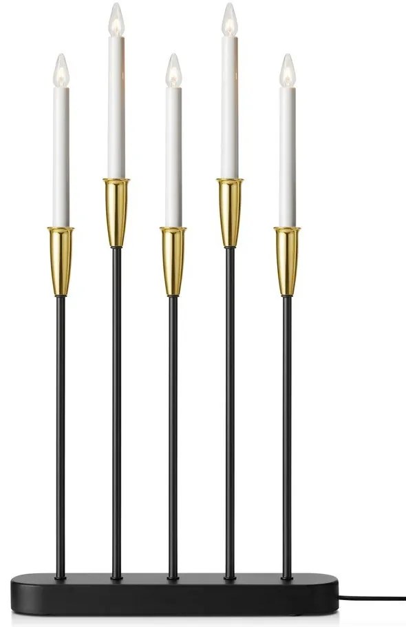 Čierna vianočná svetelná dekorácia Nice – Markslöjd