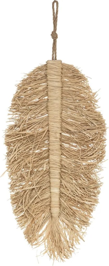 Dekorácia na stenu z rafie Oasis Leaf 29x70 cm + 24x50 cm