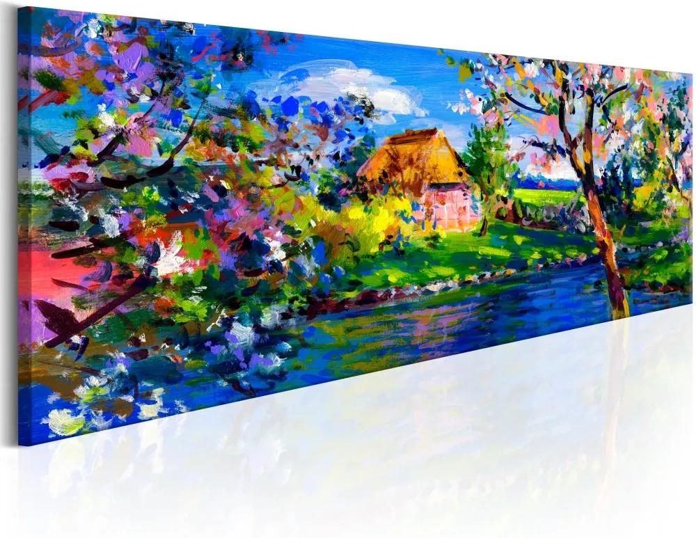 Obraz na plátne Bimago - Spring Charm 120x40 cm