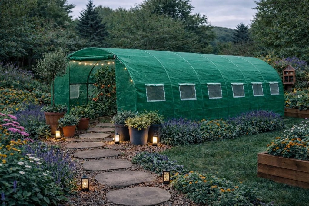 Fóliovník 3x6m zelený