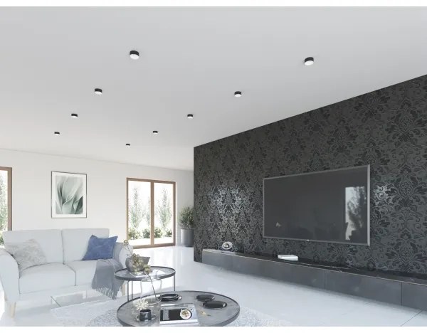 Kanlux 27577 - Podhľadové svietidlo MINI RITI 1xGU10/25W/230V čierna/biela