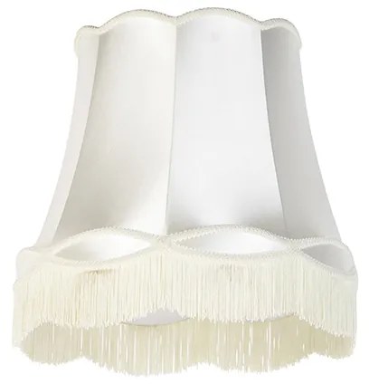 Hodvábny tienidlo krémové 45 cm - Granny