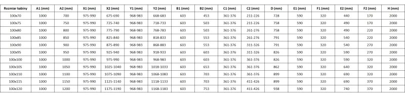 Mexen, Mexen Mist L Duo výklopný sprchový kút 100 x 100 cm, čierna mriežka - 8A4L-100L-100P-70-77
