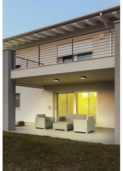 Redo 90157 - LED Vonkajšie stropné svietidlo MARINA LED/12W/230V IP65 antracit