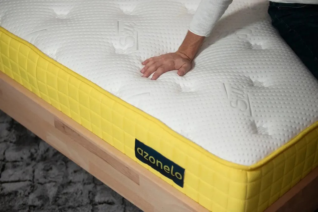 Azonelo Cloud vysoký ortopedický matrac s pamäťovou penou 80x200 cm / 24 cm - poťah s hodvábom