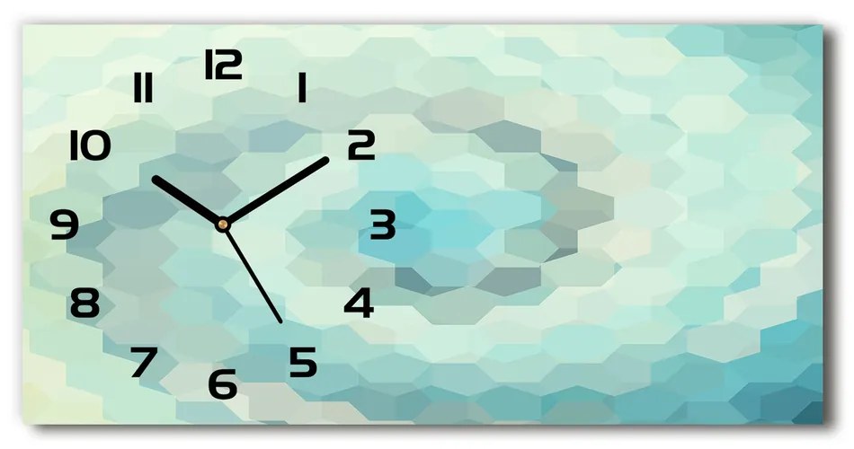 Vodorovné Sklenené hodiny na stenu tiché Abstrakcie pozadia pl_zsp_60x30_f_82968634