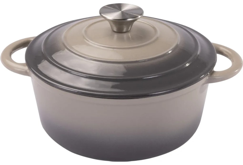 Lamart LT1301 Liatinový hrniec Iron 22 cm, 2,7 l, 2,7 l