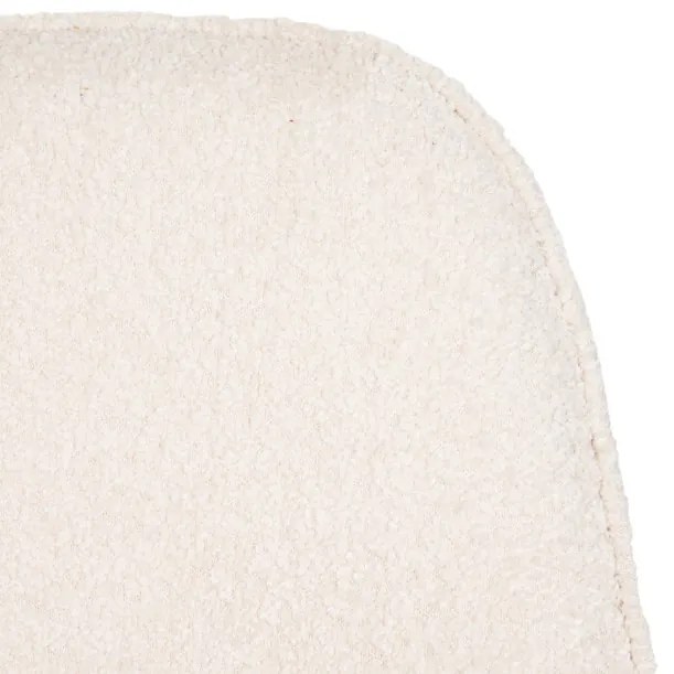 Otočné kreslo LUNAIRE béžové TEDDY BOUCLÉ 872124