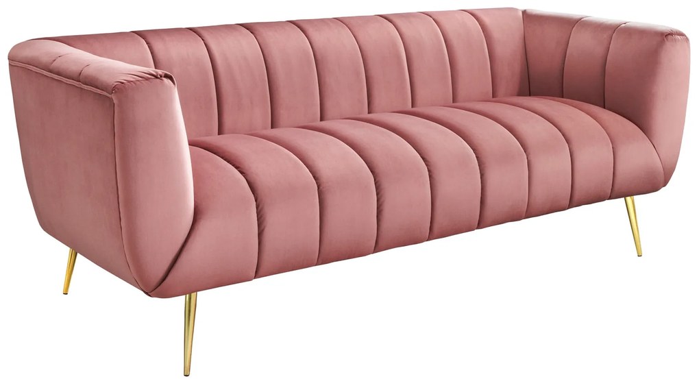 Pohovka Ablesse zamatové staroružové zlato