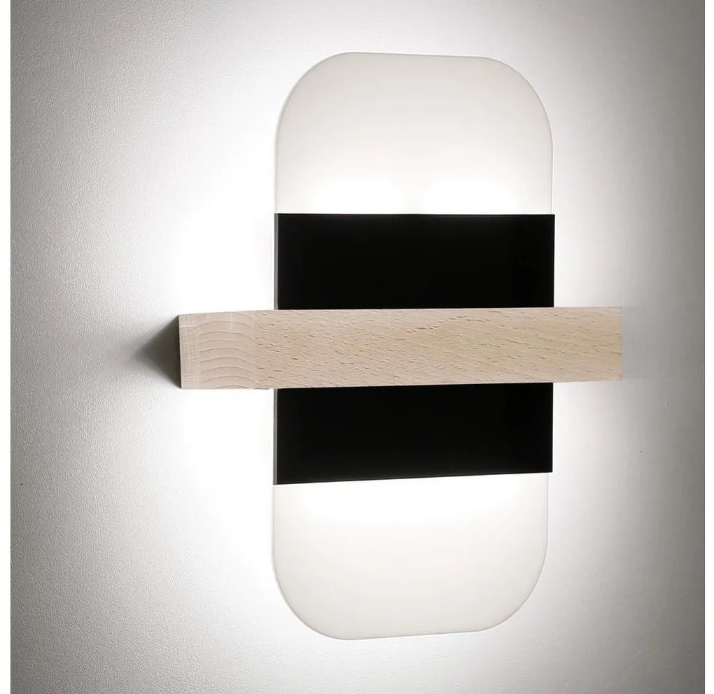 LED Nástenné svietidlo APRIL LED/6W/230V biela/čierna