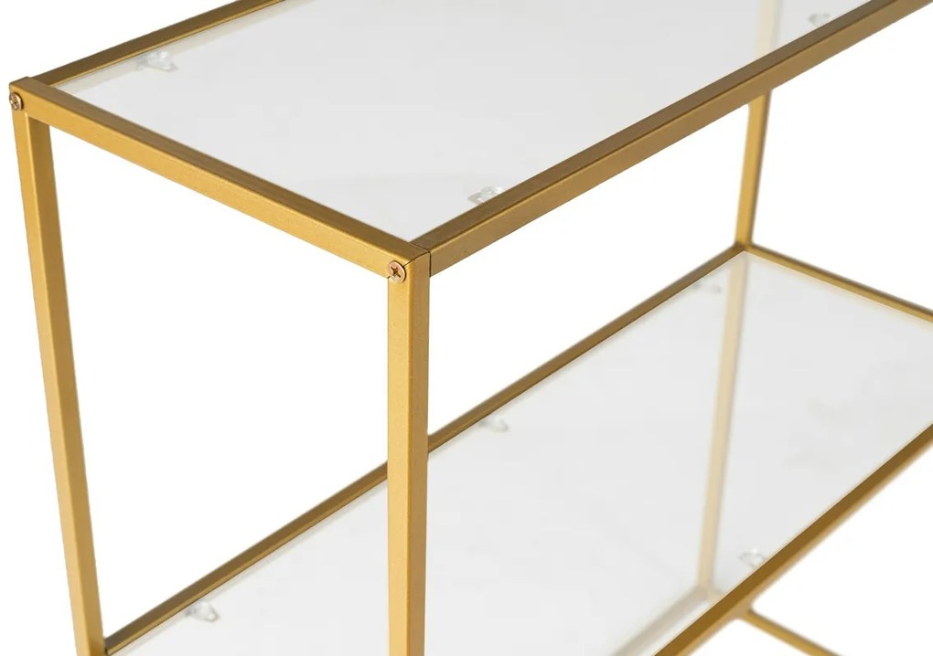 Dekoratívny stolík Berra Gold
