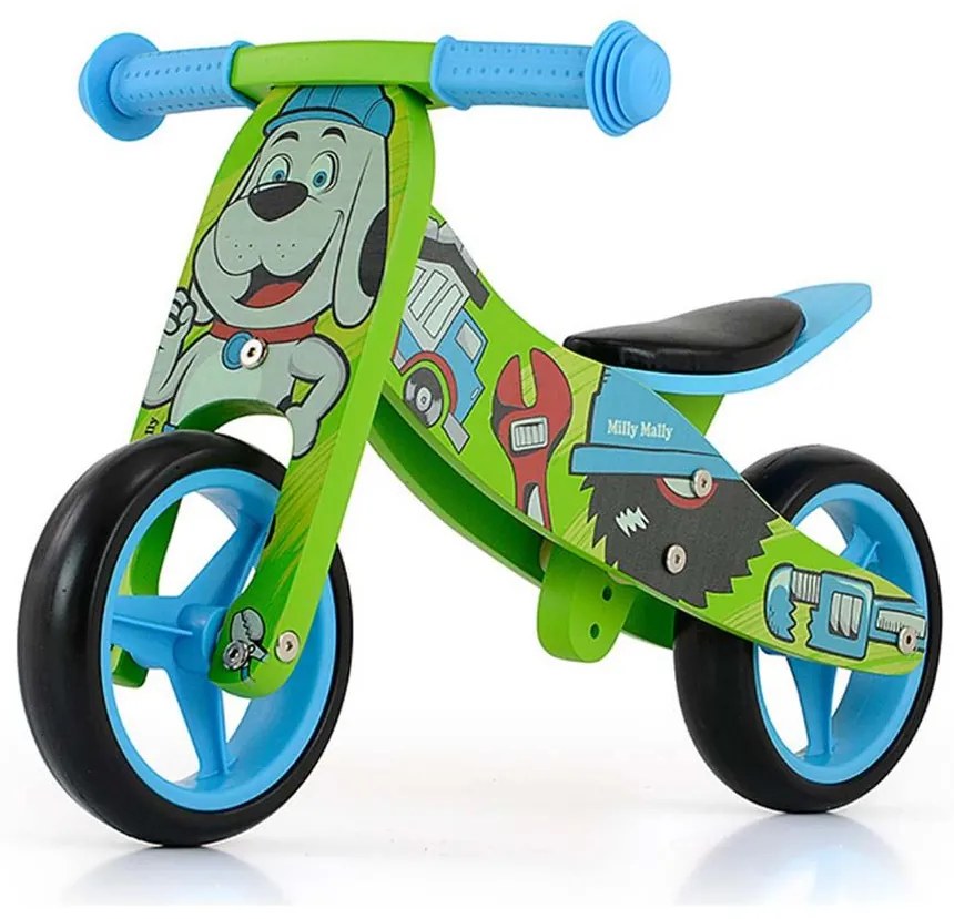 Detské multifunkčné odrážadlo bicykel 2v1 Milly Mally JAKE Bob