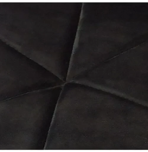 Bestent Jedálenská stolička zamatová čierna CARBON