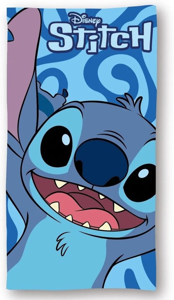Detská osuška Stitch modrá 70X140cm Setino
