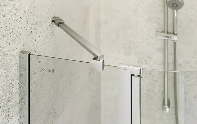 Cersanit Moduo, štvrťkruhový sprchovací kút 80x80x195cm, 6mm číre sklo, chrómový profil, S162-018