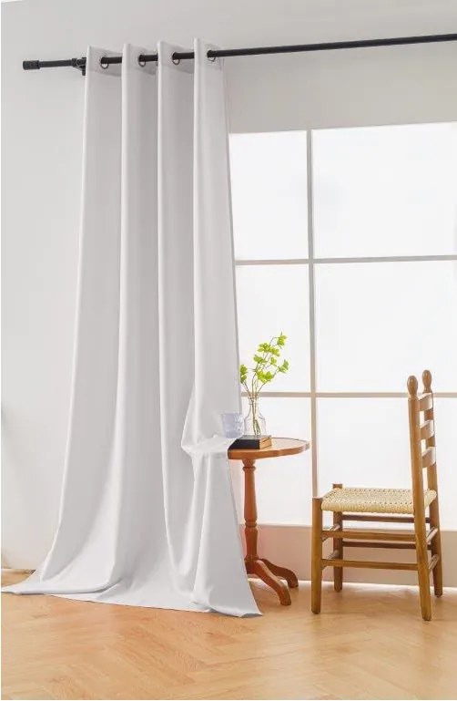 Biely záves OXFORD 140x250 cm Zavesenie: Riasiaca páska
