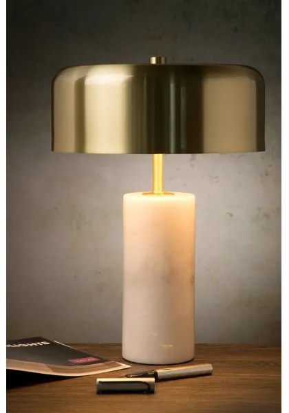Lucide 34540/03/31 - Stolná lampa MIRASOL 3xG9/7W/230V biela/zlatá