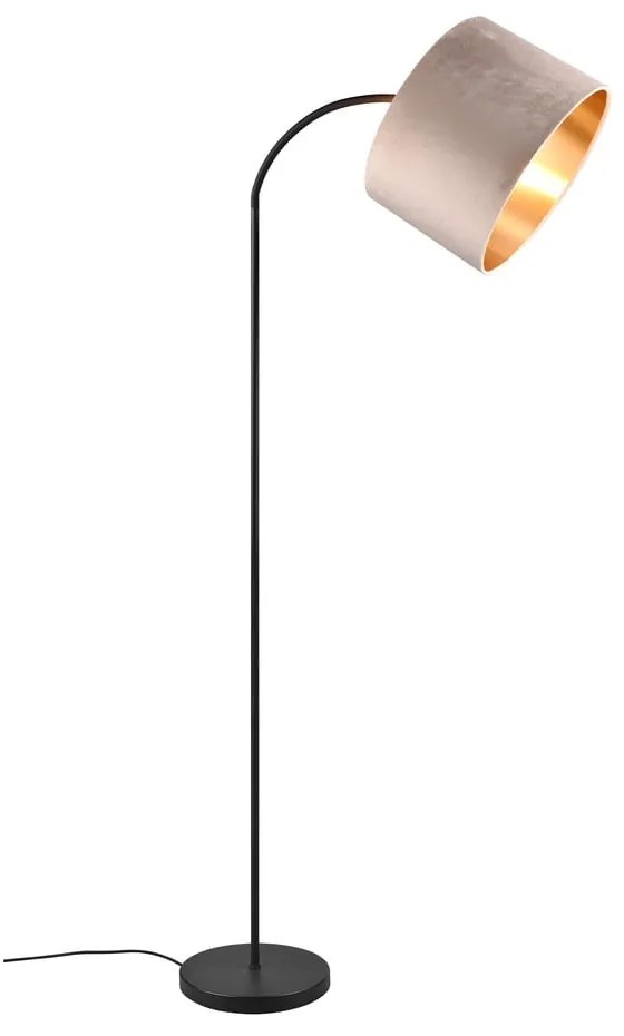 Čierno-béžová stojacia lampa (výška 205 cm) Julieta – Trio