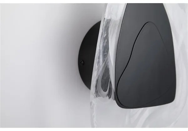 Searchlight 32983BK - LED nástenné svietidlo DESTINY LED/8W/230V čierne