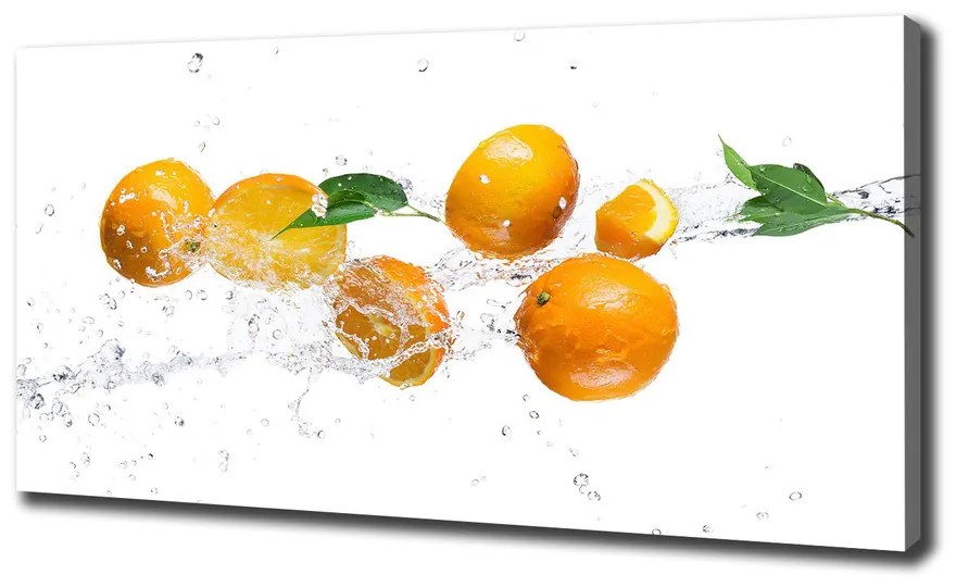 Foto obraz na plátne Pomaranče a voda pl-oc-140x70-f-63072139