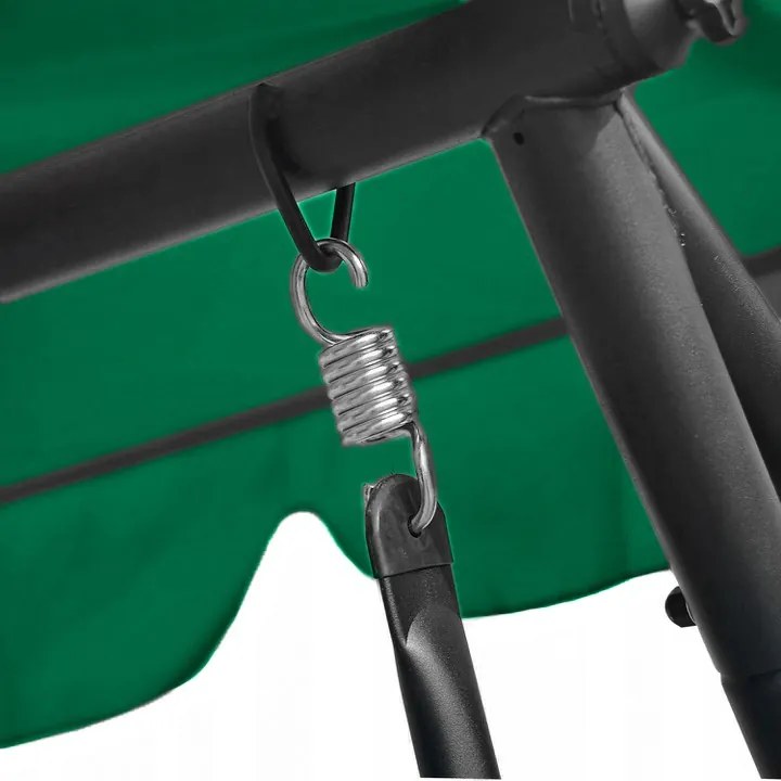 Záhradná rozkladacia hojdačka MODERN 2v1 zelená