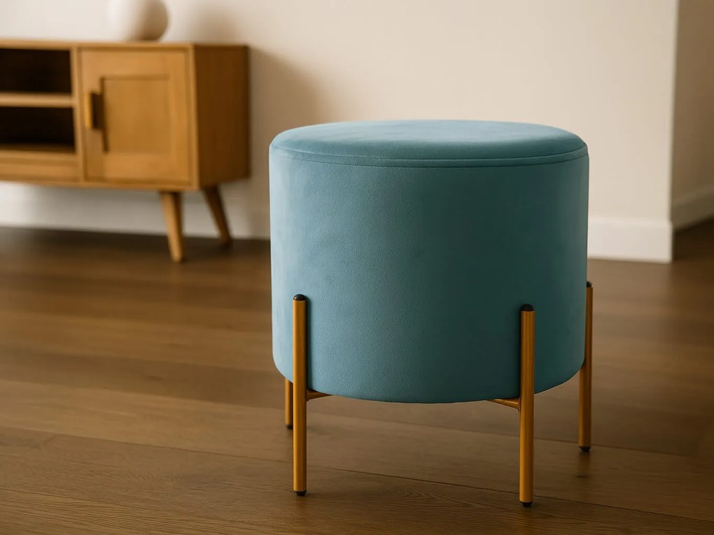 CH Taburetka na nožičkách Star - modrá