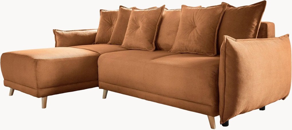 Menčestrová rohová pohovka's úložným priestorom Lazy Lukka