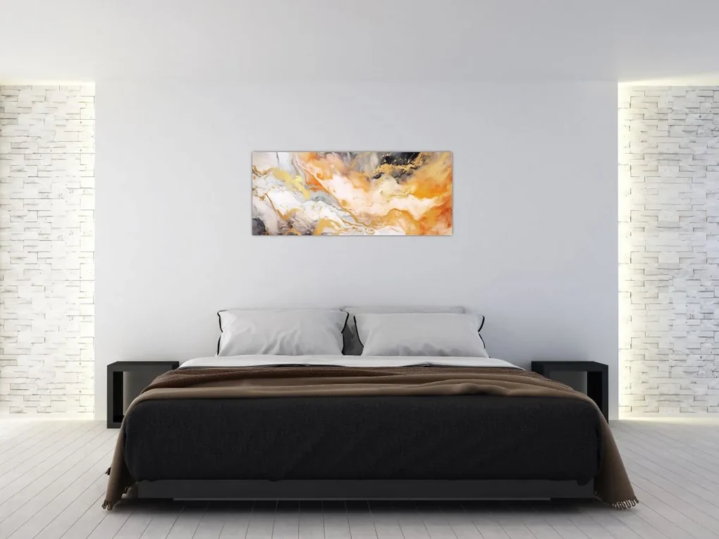 Obraz - Mramorované pozadie (120x50 cm)
