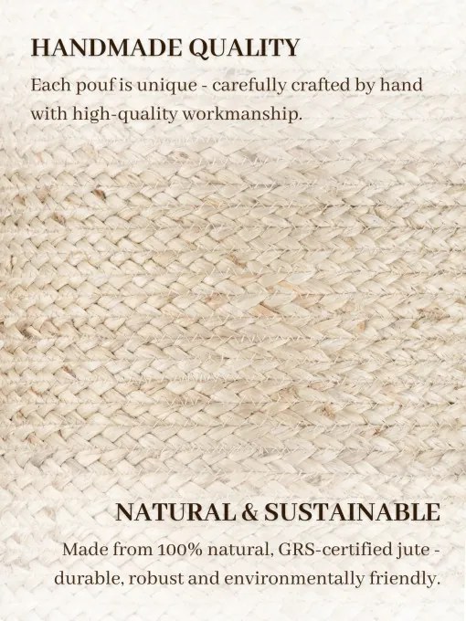 Taburetka Hanse Home Looma naturálna / slonovinová