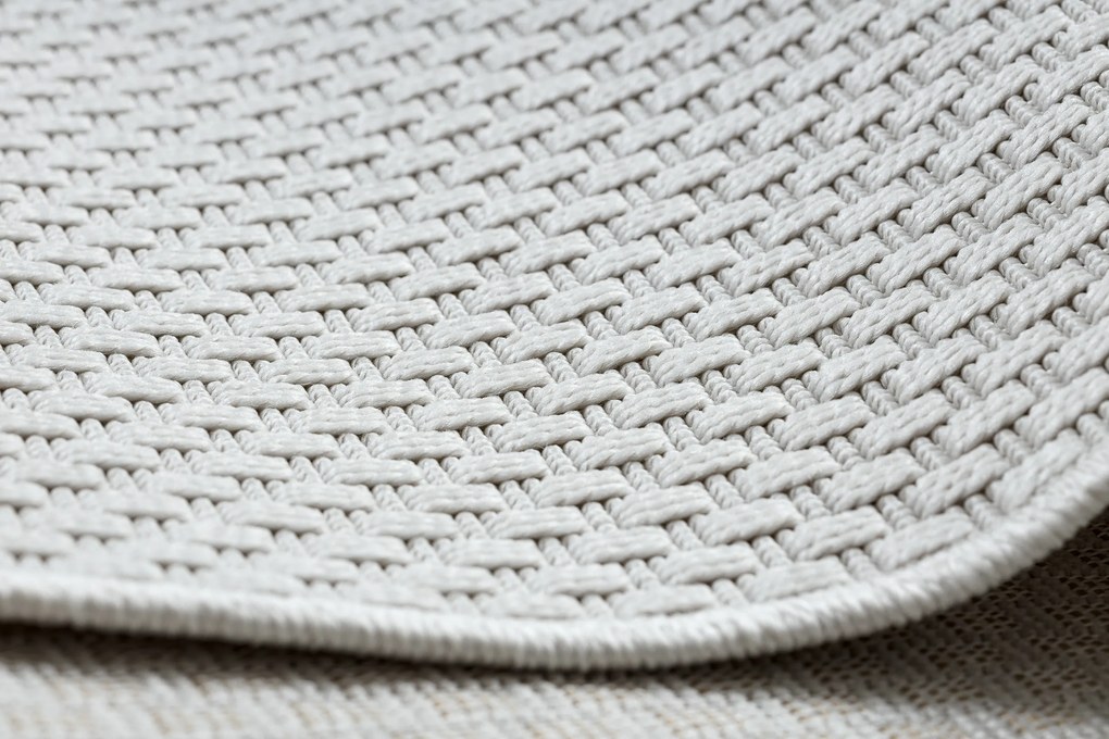 Koberec TIMO 6272 SIZAL exteriérový, biely