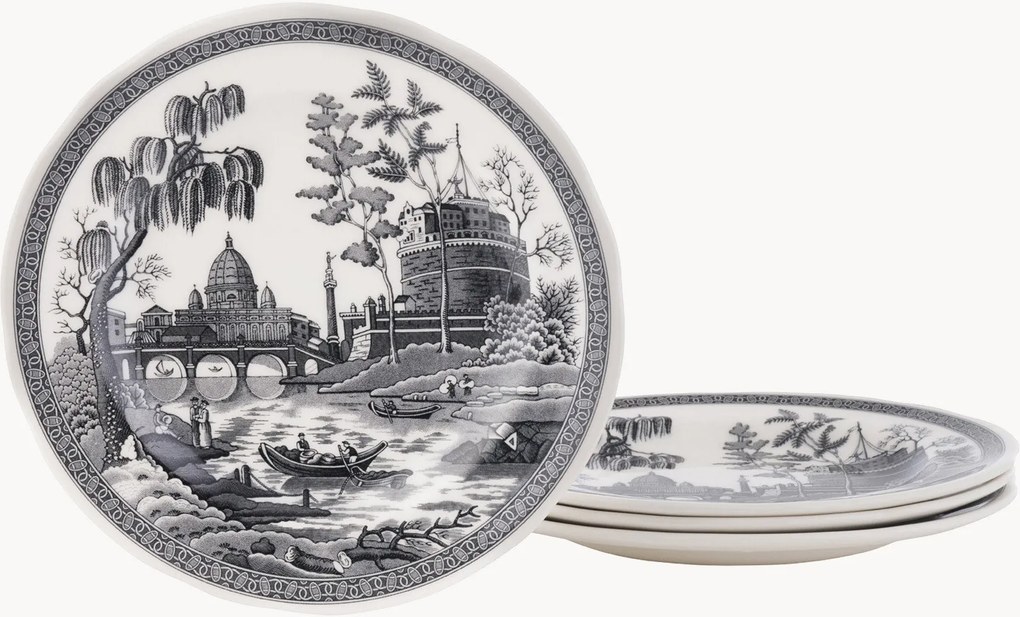 Raňajkové taniere Rome, 4 ks