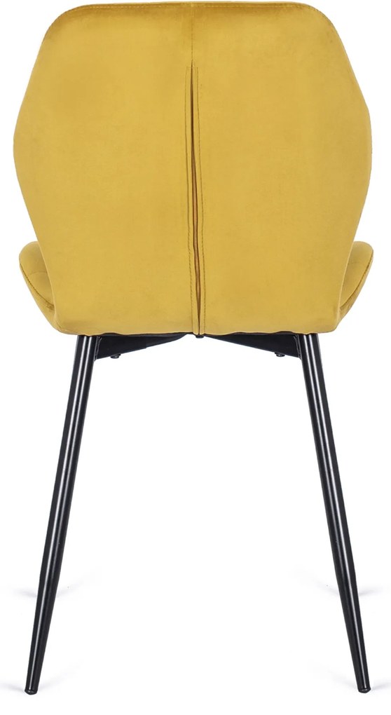 PROXIMA.store - Dizajnová jedálenská stolička LUCKY FARBA: lososová, FARBA NÔH: zlatá