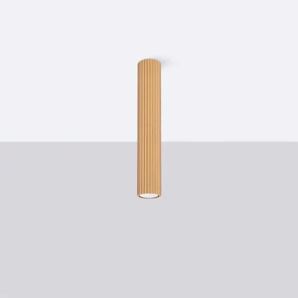 Sollux SL.1552 - Bodové svietidlo KARBON 1xGU10/10W/230V 40 cm zlatá