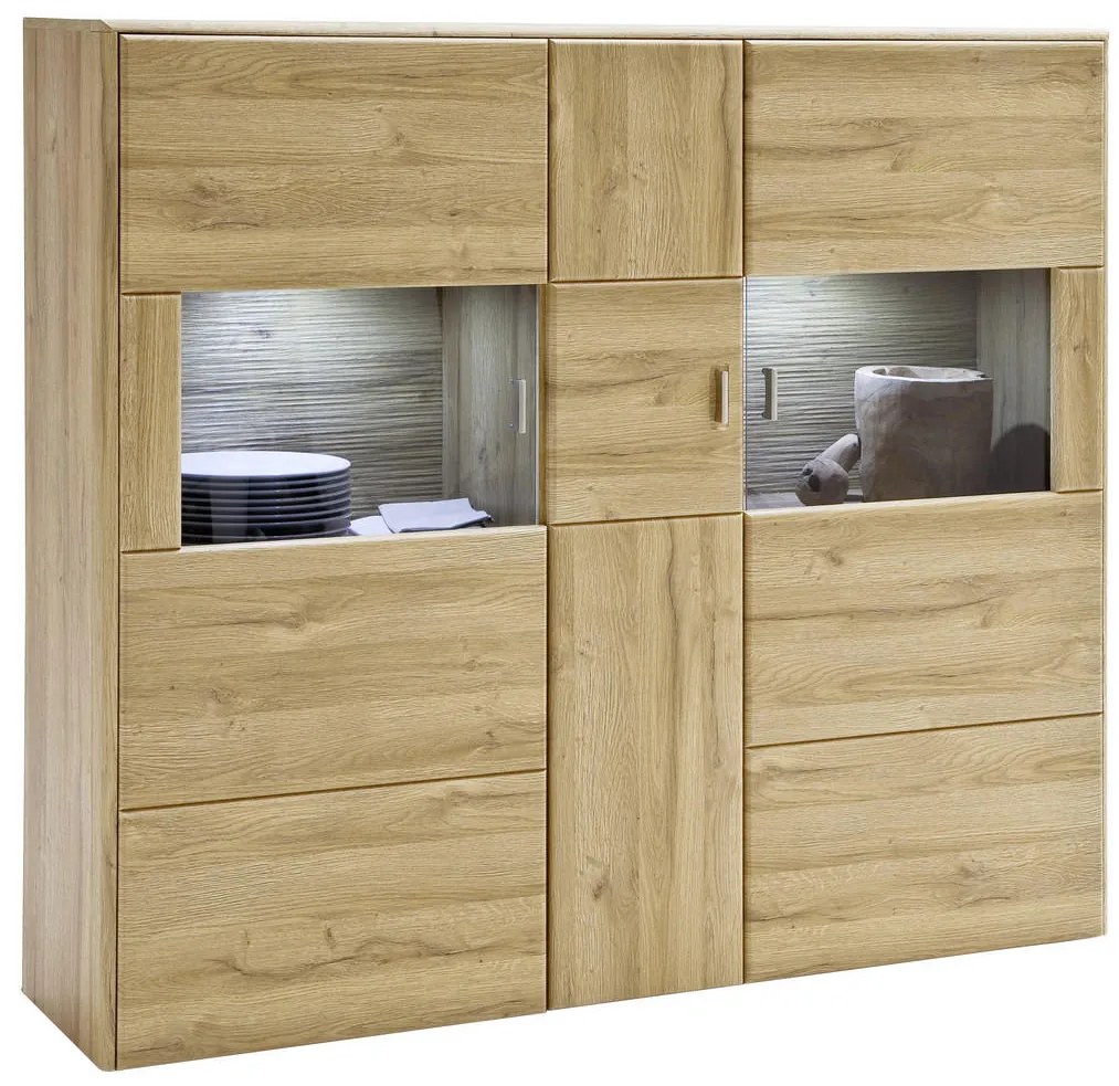 XXXLutz KOMODA HIGHBOARD, farby dubu, 154/139/39 cm Cantus - Komody - 000196039303