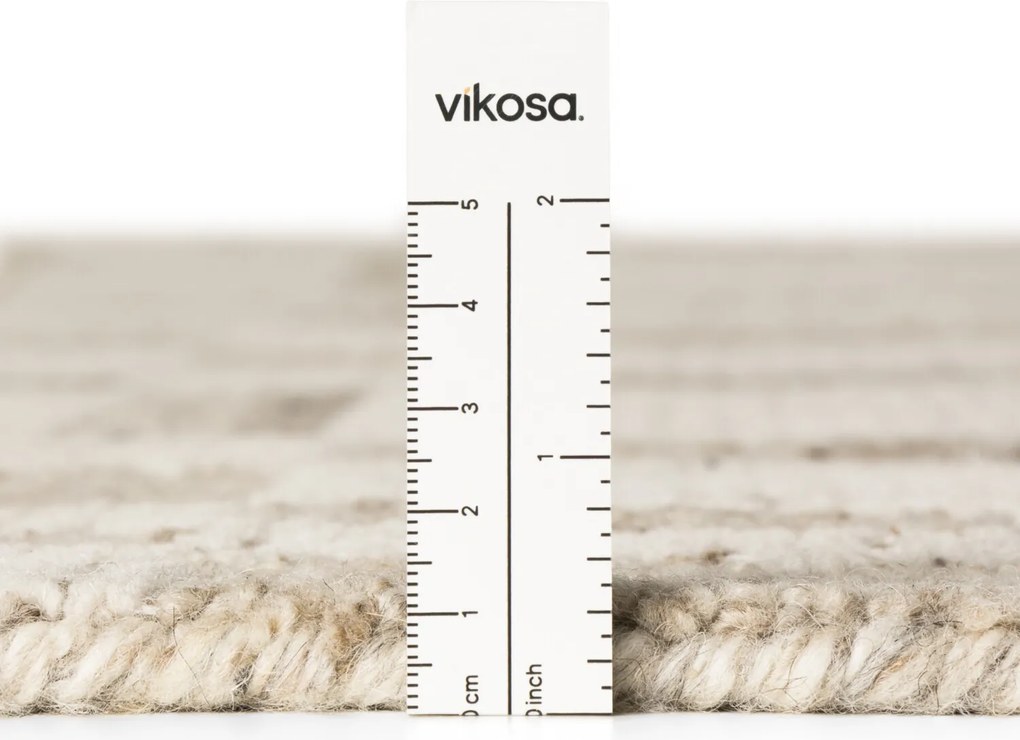 Vikosa, Kusový koberec Vikosa Boho 106278 Natural Cream Brown, 80x150, hnedá, obývacia izba