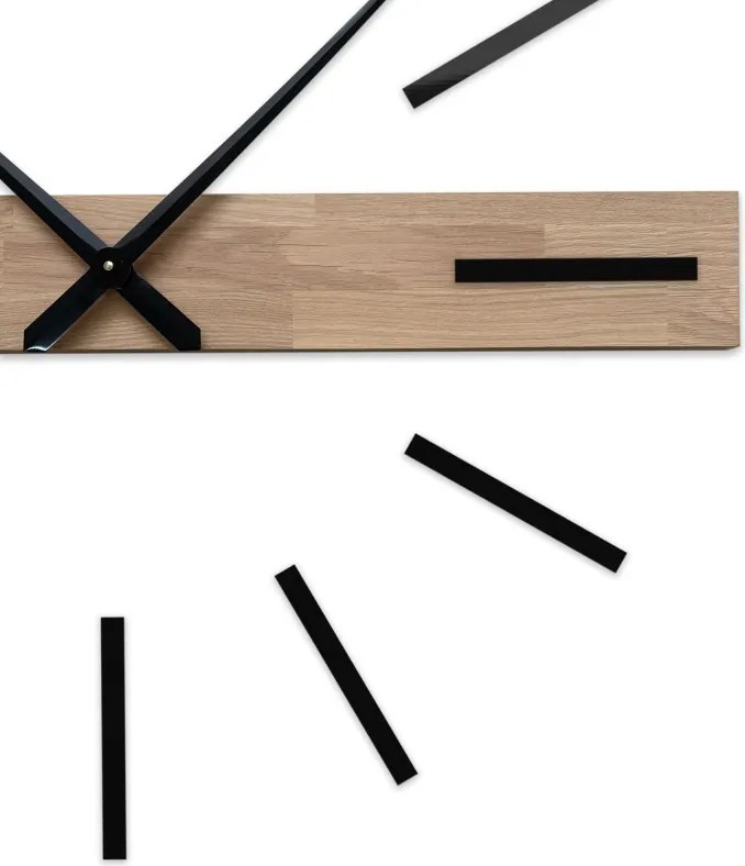 Moderné nástenné hodiny s dreveným pásom do obývačky | SENTOP MAS025-3041